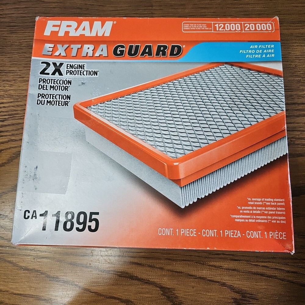 FRAM Extra Guard Air Filter, CA11895 for Select Toyota Vehicles New